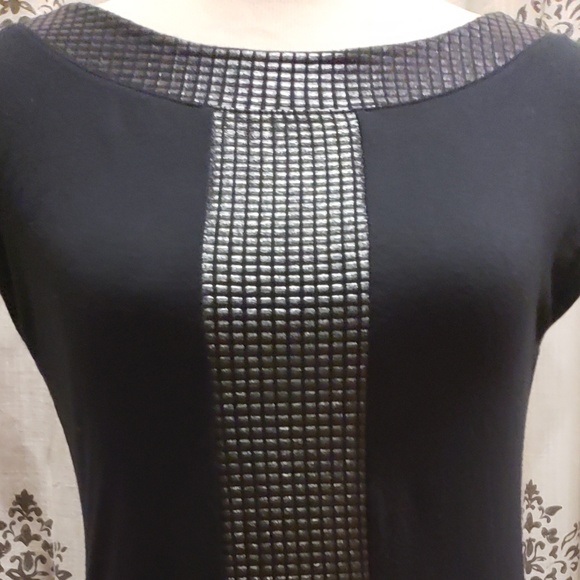 Black Express Dress Small Nwot LBD embossed - Picture 6 of 6